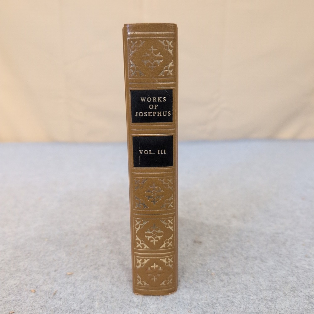 The Works of Flavius Josephus Vol III Antiquities of the Jews Books IX-XVII VG+ - Picture 2 of 4